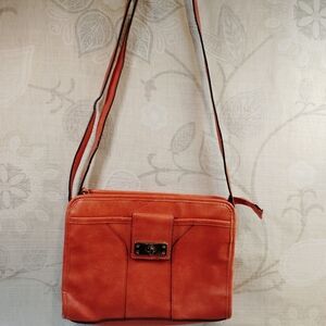Merona Vibrant Orange Crossbody Bag